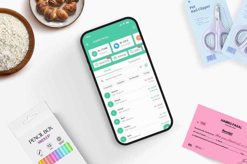 Accounting and inventory app